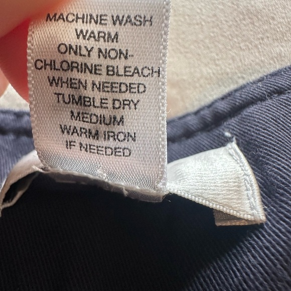 LOFT Dark Blue Women's Bermudas 4” with White Accents Size 14 NWOT‎ - Picture 4 of 8